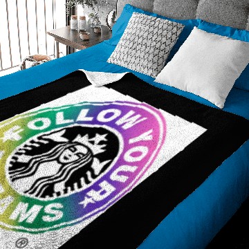 Discover Starbucks logo Baby Blankets