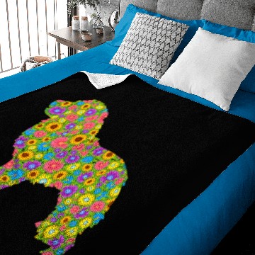 Discover Great Pyrenees Flower Baby Blankets