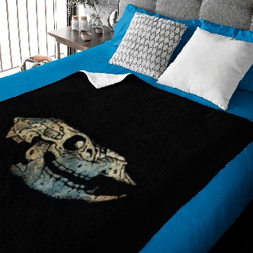 Discover cow skull Baby Blankets