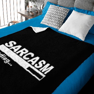 Discover Sarcasm Funny Comic Technology Laugh Baby Blankets