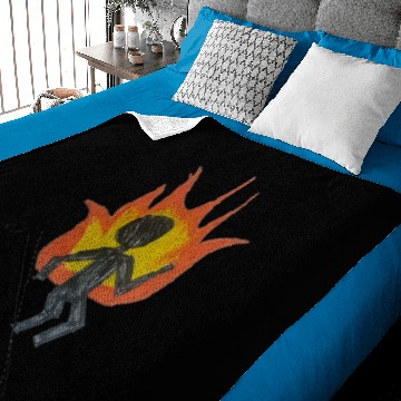 Discover REEF BURNING MAN Baby Blankets