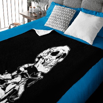 Discover Big Head Skull Baby Blankets