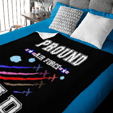 Discover pround air force dad Baby Blankets