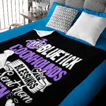 Discover BLUETICK COONHOUND BLESSINGS Baby Blankets