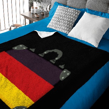 Discover flag Germany suitcase Baby Blankets
