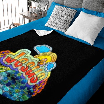 Discover I Love Jesus Baby Blankets