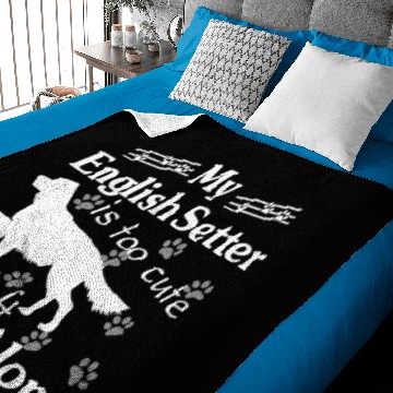 Discover Cute English Setter Baby Blankets