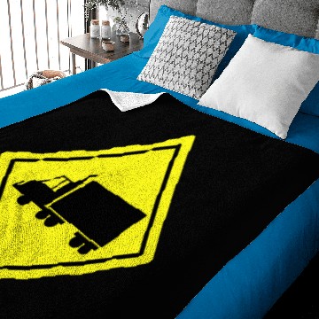 Discover Traffic Sign Truck lane Baby Blankets