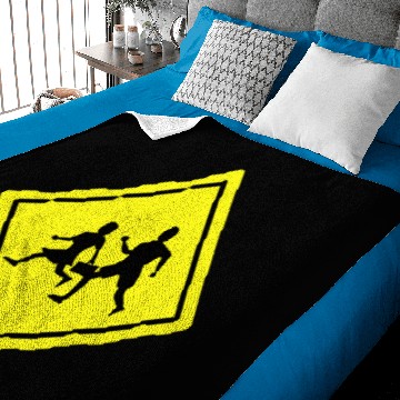 Discover Traffic Sign Caution School Baby Blankets