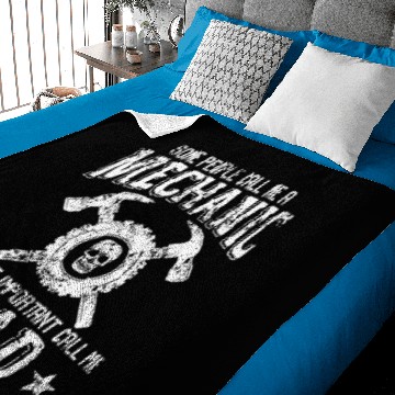 Discover Mechanic - Mechanic Dad Baby Blankets