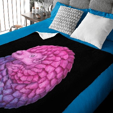 Discover Fantasy Animal Purple-Pink Baby Blankets