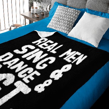 Discover Dance - Real men sing dance Baby Blankets