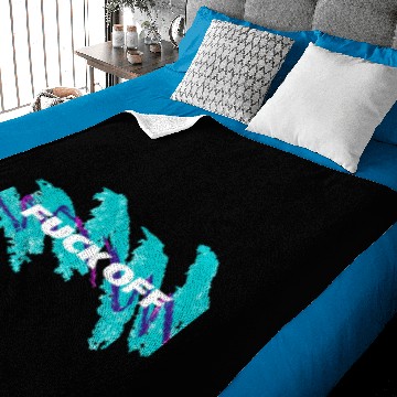 Discover Fuck Off Baby Blankets