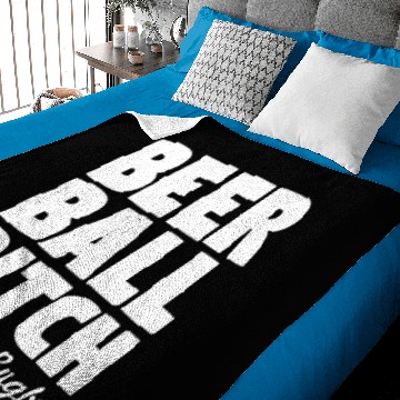 Discover Beer Ball Pitch Rugby Baby Blankets