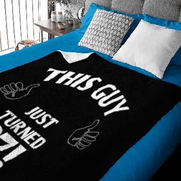 Discover THIS GUY JUST TURNED 27! Baby Blankets