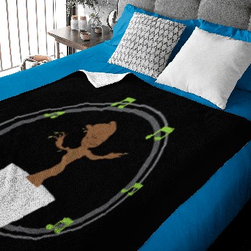 Discover dancing baby groot grey Baby Blankets