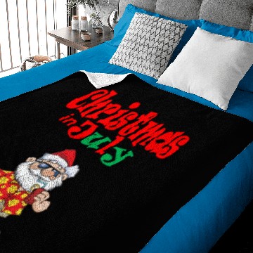 Discover christmas in july 2 Baby Blankets