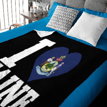 Discover I LOVE MAINE Baby Blankets