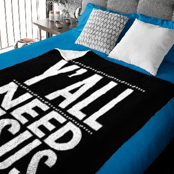 Discover Y'ALL NEED JESUS - FUNNY CHRISTIAN GIFTS - BIBLE Baby Blankets