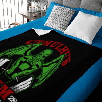 Discover Cthulhu Gym Baby Blankets