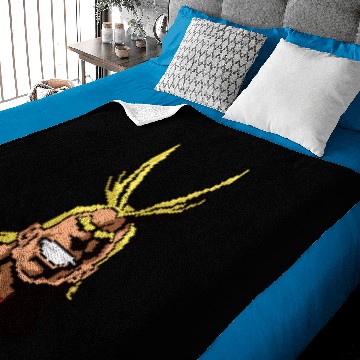 Discover All Might Pixel Baby Blankets