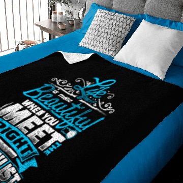 Discover Life is more Beautiful - right Hairstylist Baby Blankets