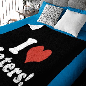 Discover I Love Haters Baby Blankets