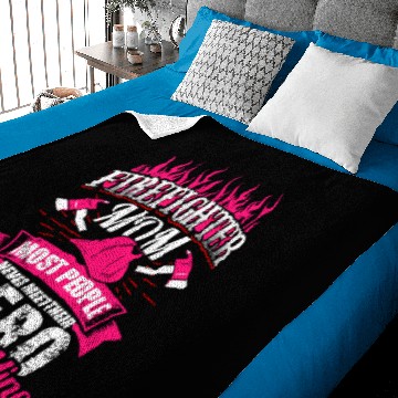 Discover FireFighter Mom Baby Blankets