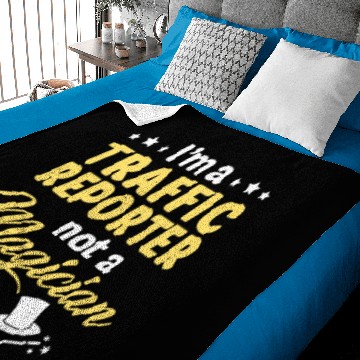 Discover Traffic Reporter Baby Blankets