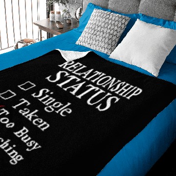 Discover Too busy watching Dexter - Relationship status Baby Blankets