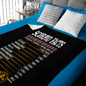 Discover Scorpio Facts Zodiac Baby Blankets