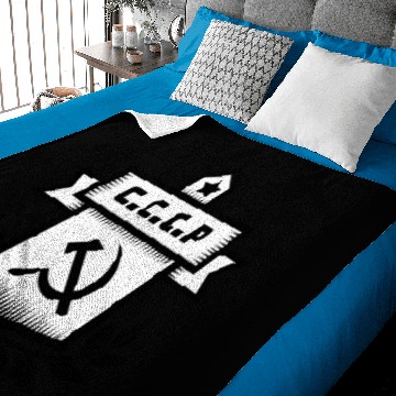 Discover Communist Hammer Sickle Baby Blankets
