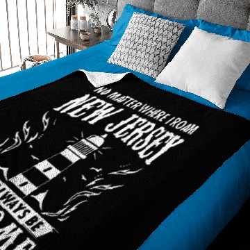 Discover no matter where i roam new jersey will always be m Baby Blankets
