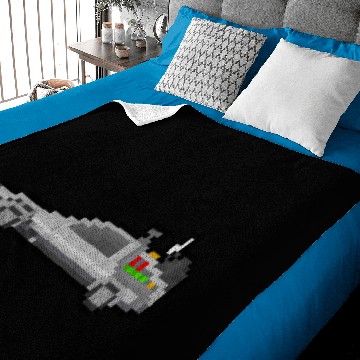 Discover 8-bit Delorean Time Machine Baby Blankets