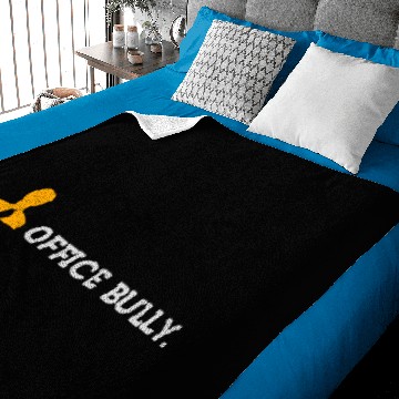Discover Macho Quotes: Office Bully! Baby Blankets