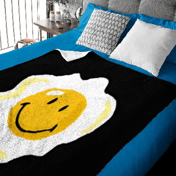Discover SmileyWorld Smiling Fried Egg Baby Blankets