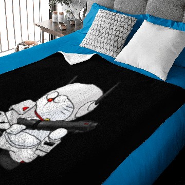 Discover Macross Doraemon 01 Baby Blankets