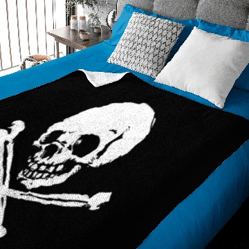 Discover Crossbones Skull Baby Blankets