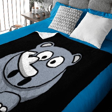 Discover nashorn rhinoceros rhino1 Baby Blankets