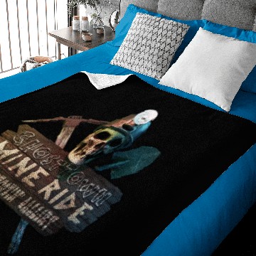 Discover Ghost Town Mine Ride Baby Blankets