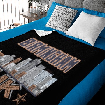 Discover Birmingham Love Baby Blankets