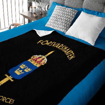 Discover swedish armed forces Baby Blankets