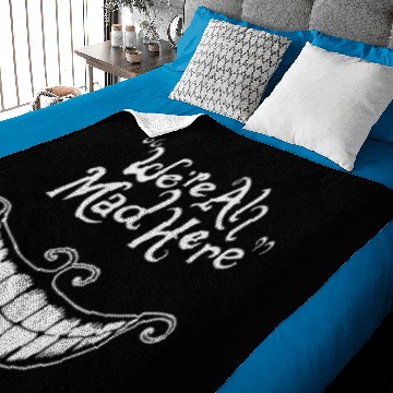 Discover WE RE ALL MAD HERE Baby Blankets