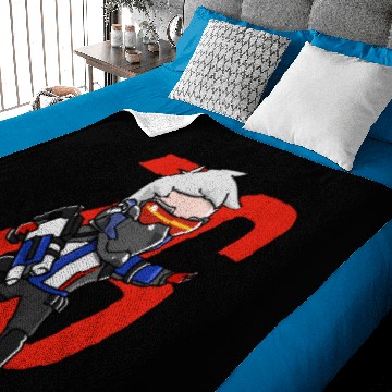 Discover Cute Soldier 76 from Overwatch Baby Blankets