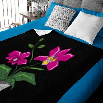 Discover orchid Baby Blankets