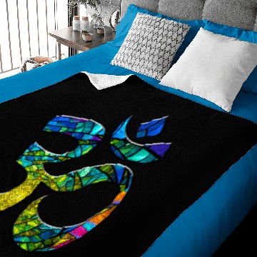 Discover OHM-stained glass Baby Blankets