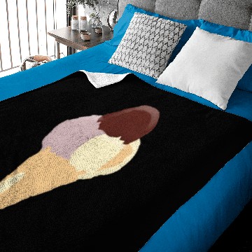 Discover Vanilla ice cream Baby Blankets