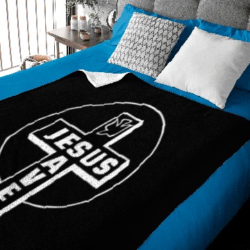 Discover JESUS SAVES Baby Blankets