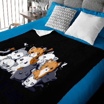 Discover Crazy Cat Lady Baby Blankets