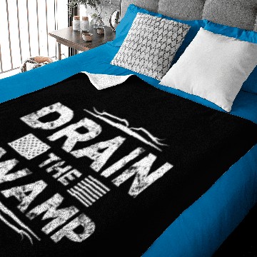 Discover Drain the Swamp! Baby Blankets